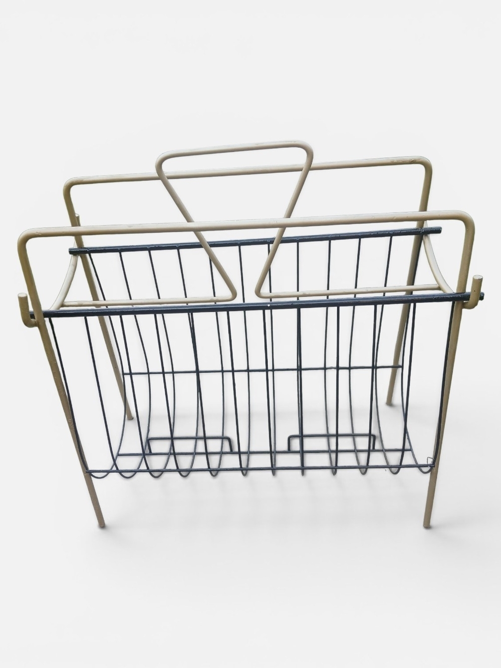 Mid Century Modern Atomic Magazine Rack 1960s